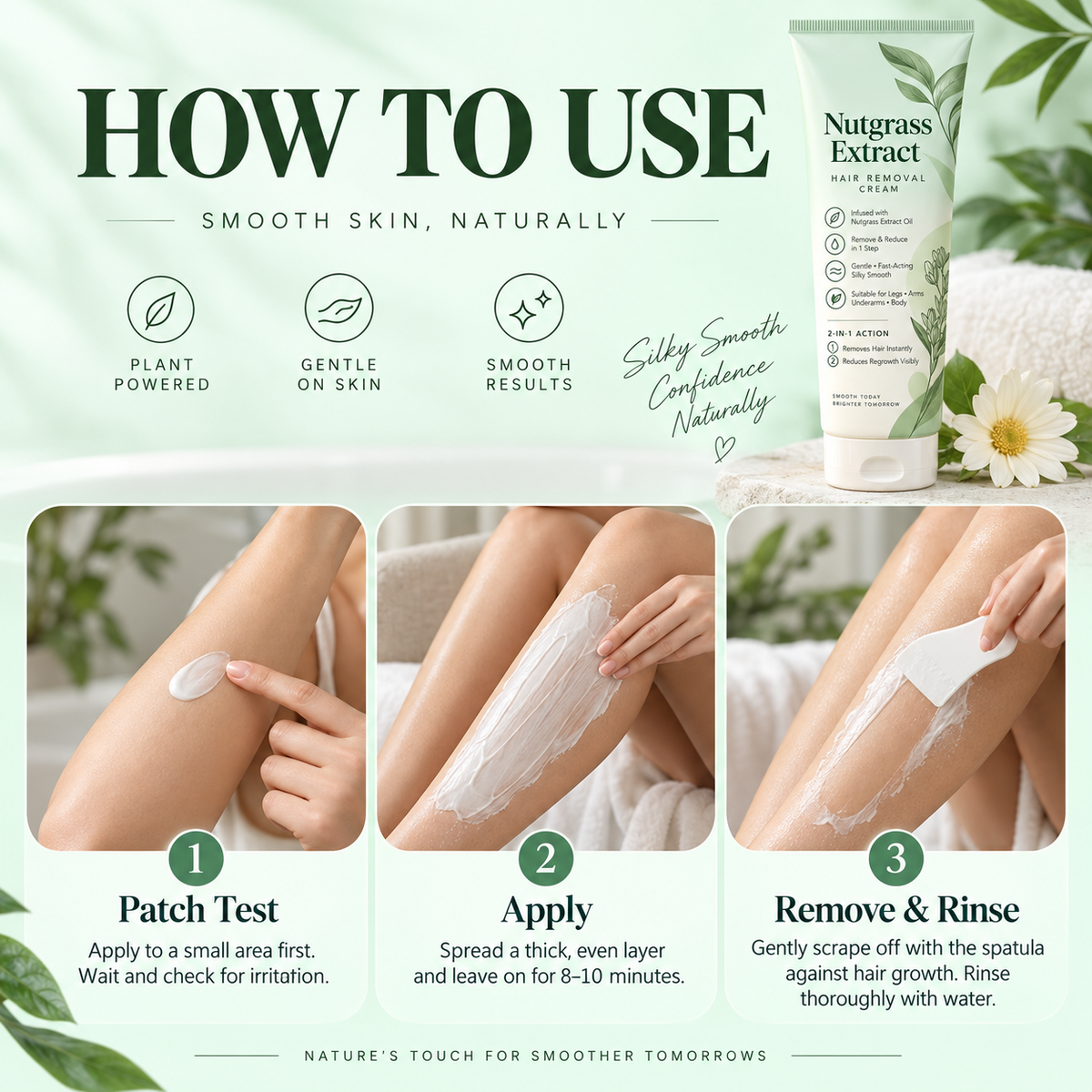 Cyperus Oil Hair Removal Cream