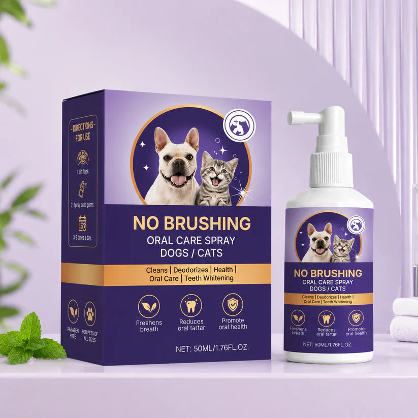 🍃No-Brushing Oral Care Spray for Dogs & Cats