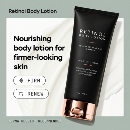 Retinol Body Lotion 6 oz with Shea Butter and Ceramides
