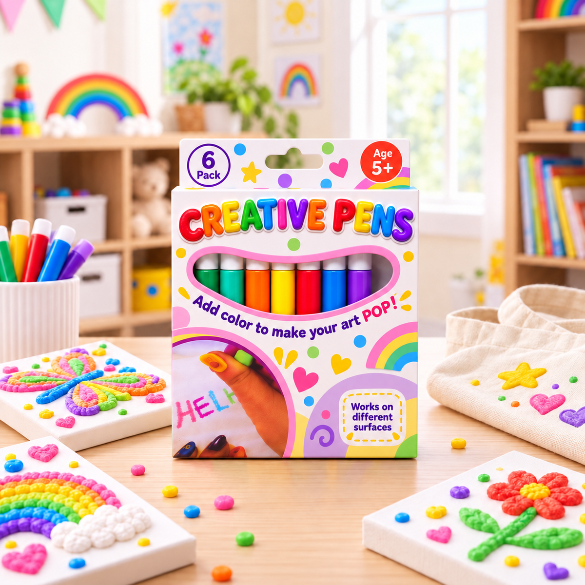 🎁🔮Magic Pen – Draw 3D with one stroke!🎄DIY Bubble Magic Drawing Pens
