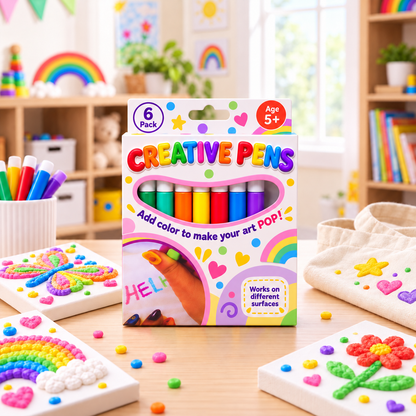 🎁🔮Magic Pen – Draw 3D with one stroke!🎄DIY Bubble Magic Drawing Pens