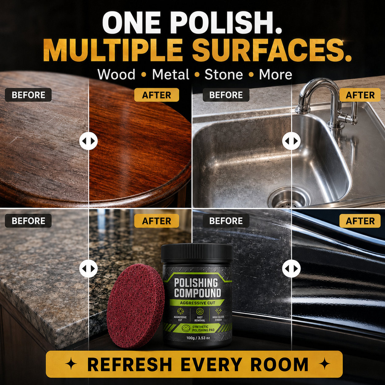 All-inOne Surface Restoration Polish with Pad