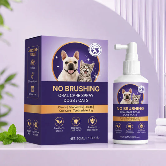 🍃No-Brushing Oral Care Spray for Dogs & Cats