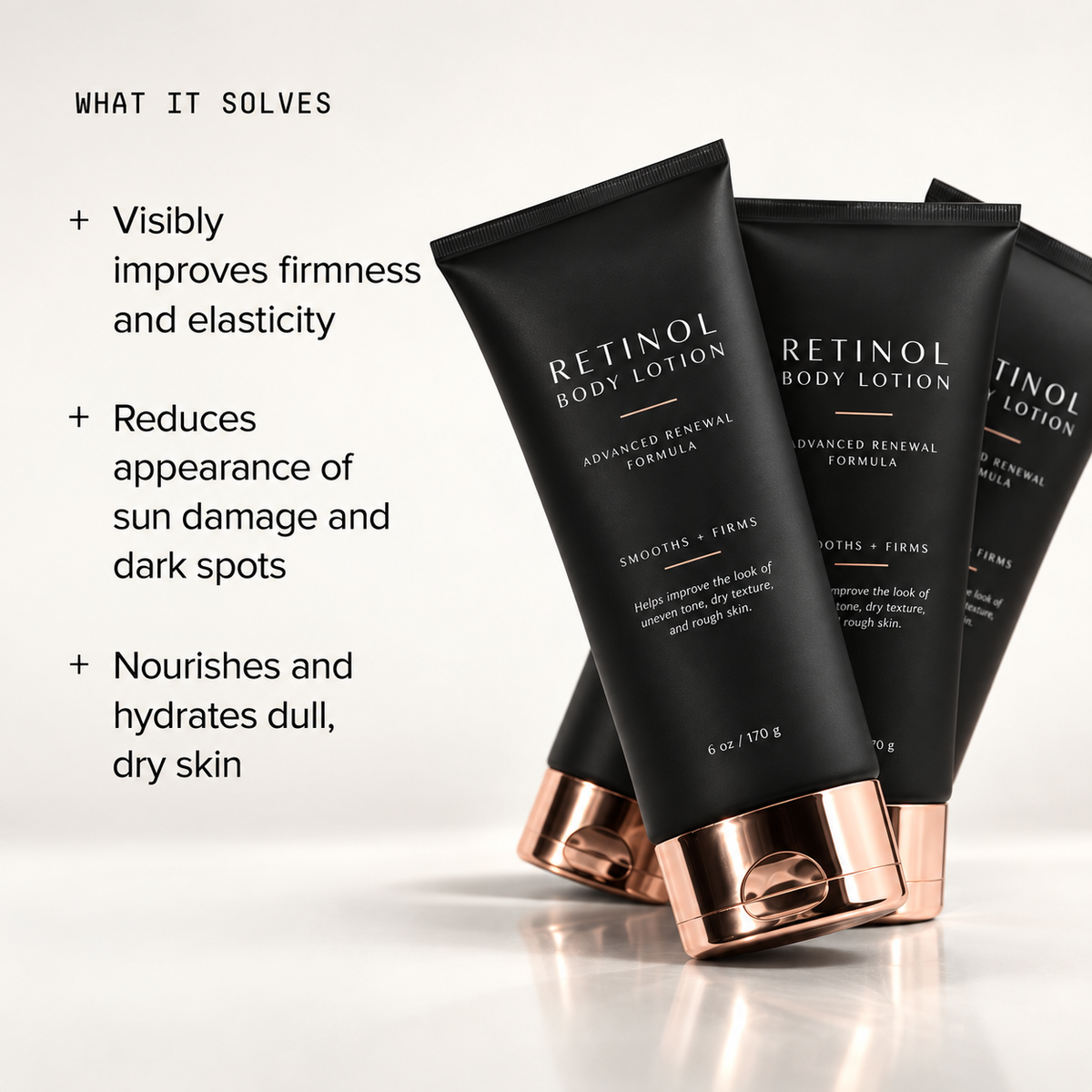 Retinol Body Lotion 6 oz with Shea Butter and Ceramides