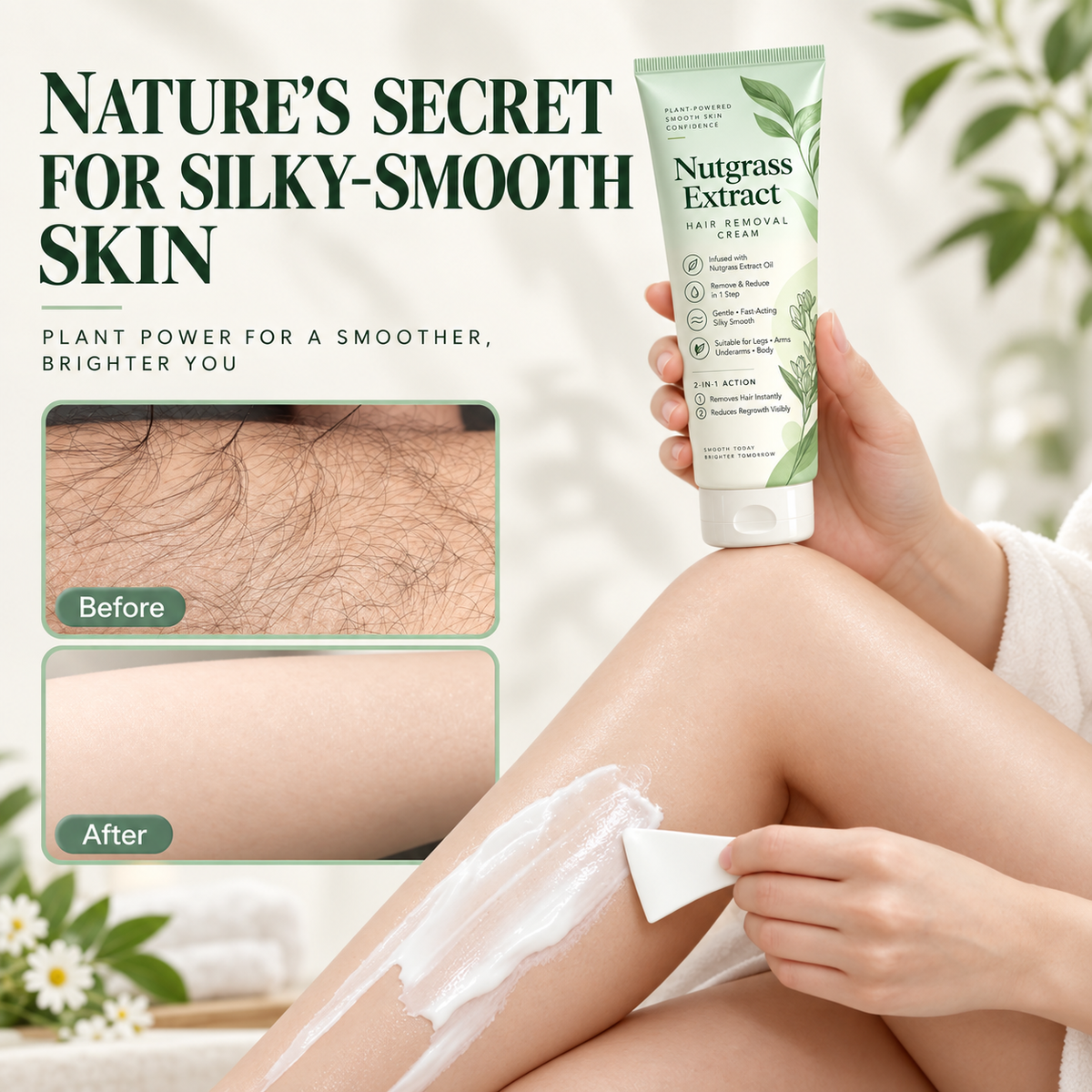 Cyperus Oil Hair Removal Cream