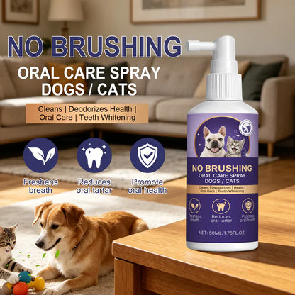🍃No-Brushing Oral Care Spray for Dogs & Cats