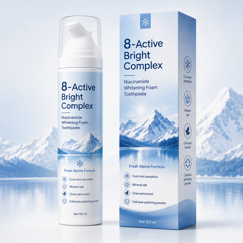 Niacinamide Foaming Toothpaste 8X