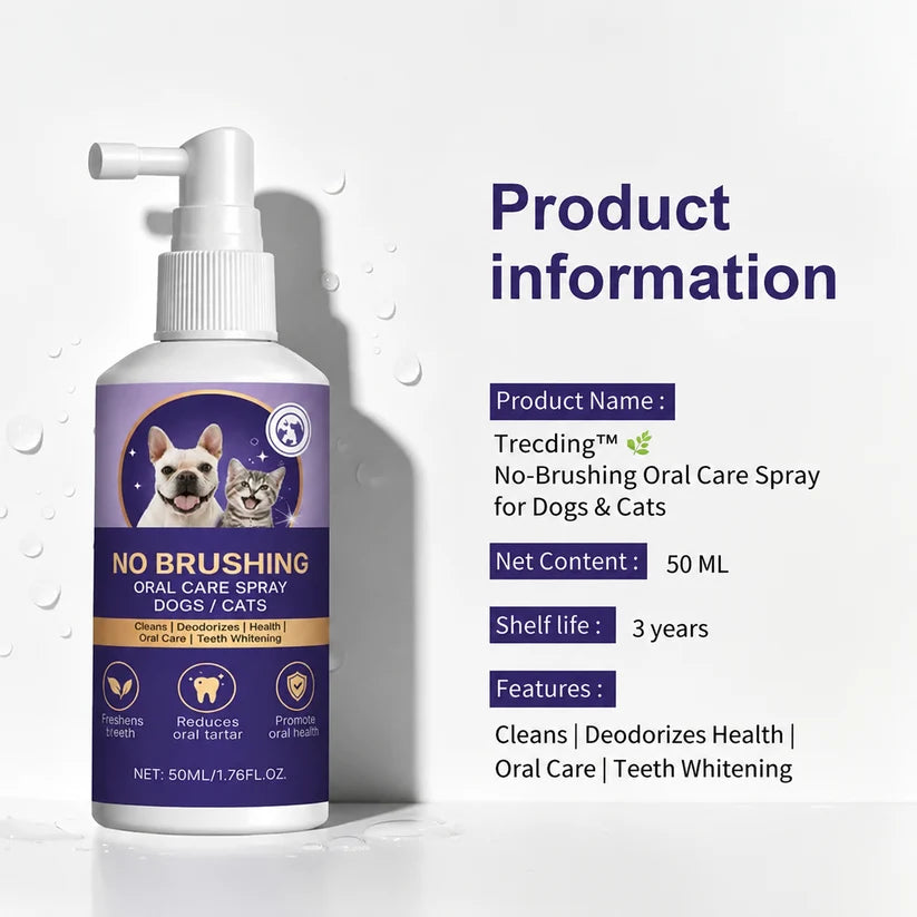 🍃No-Brushing Oral Care Spray for Dogs & Cats