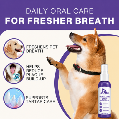 No-Brushing Pet Oral Spray for Dogs & Cats🐾