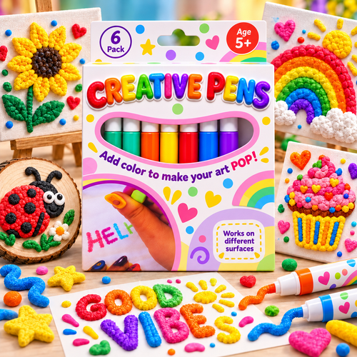 🎁🔮Magic Pen – Draw 3D with one stroke!🎄DIY Bubble Magic Drawing Pens