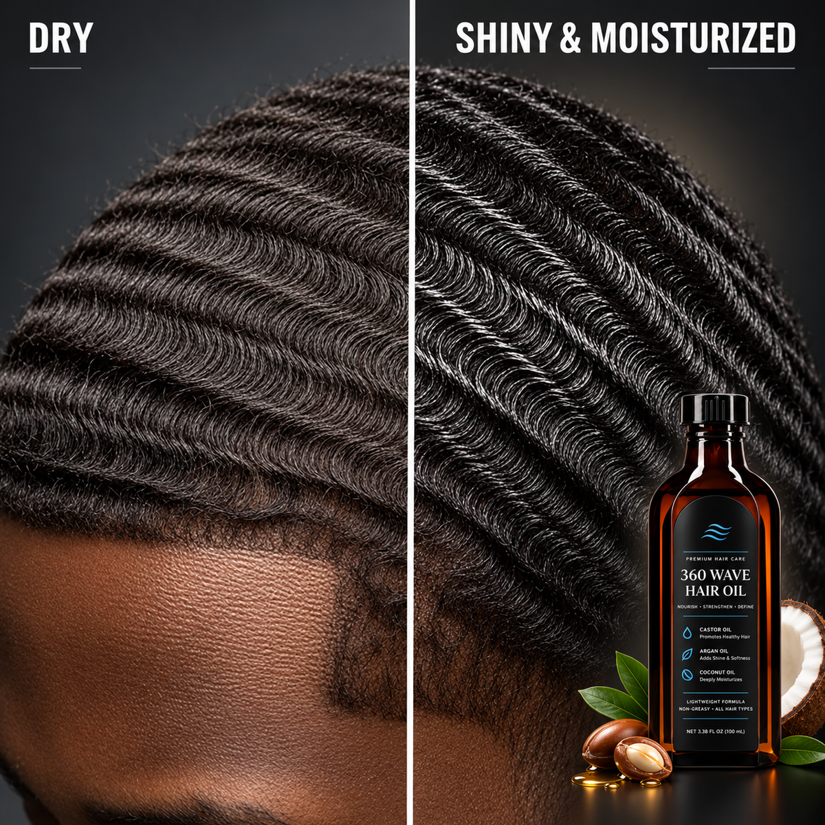 360 Wave Oil Hair Styling Agent - Strong Hold