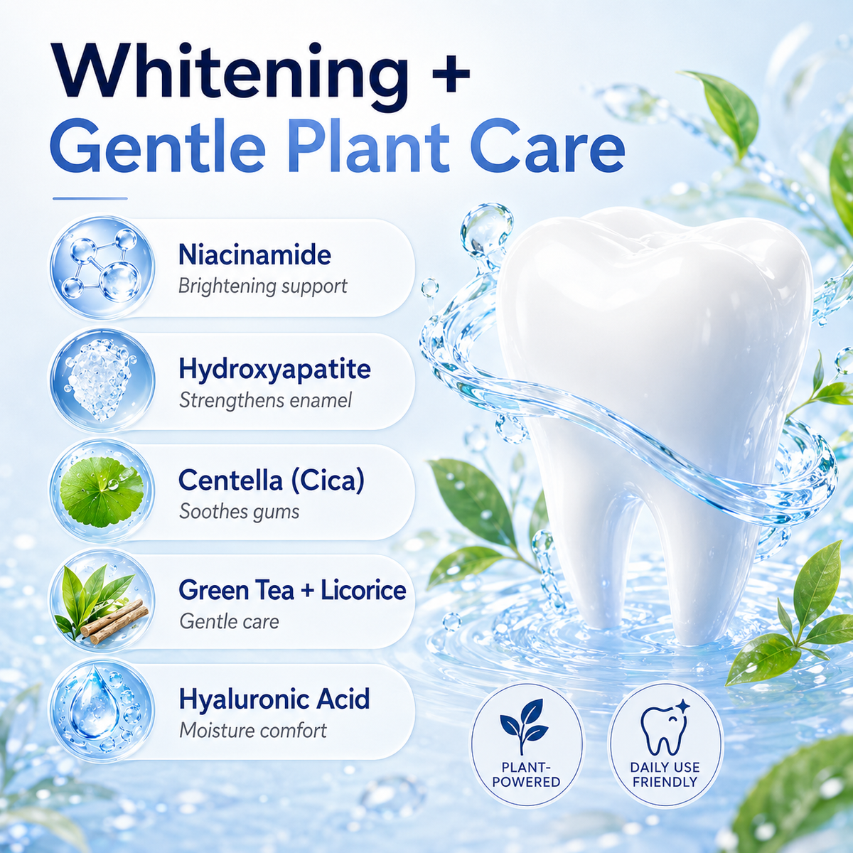 Niacinamide Foaming Toothpaste 8X