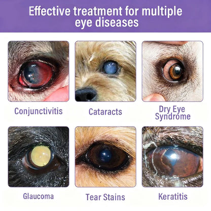 NanoCare Pet Eye Drops-Relieves Conjunctivitis, Dry Eyes, Cataracts, and Keratitis🐶