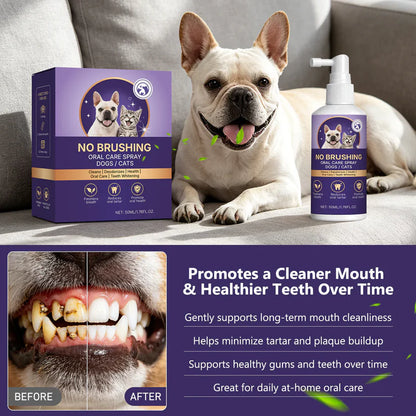 🍃No-Brushing Oral Care Spray for Dogs & Cats