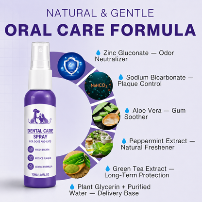 No-Brushing Pet Oral Spray for Dogs & Cats🐾