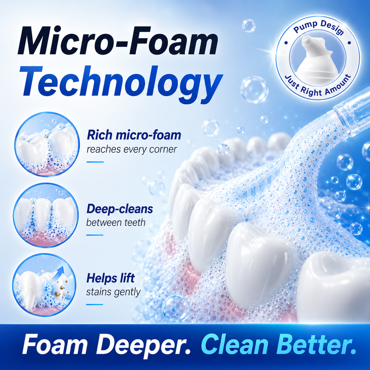 Niacinamide Foaming Toothpaste 8X