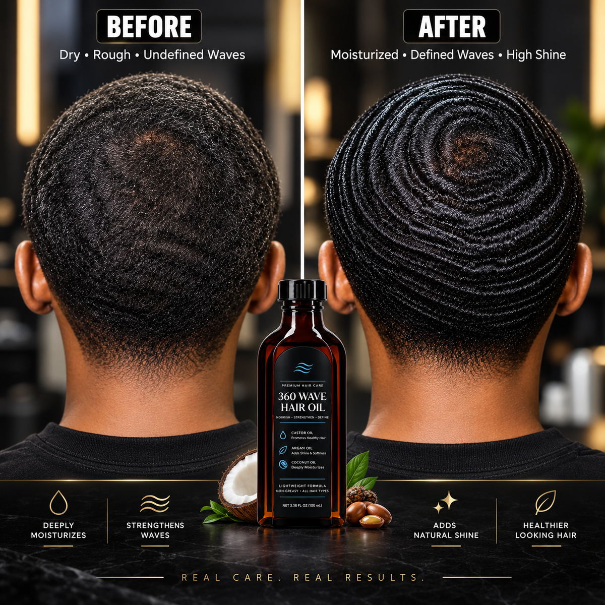 A cleaner, more defined final look