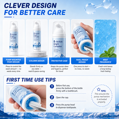 Niacinamide Foaming Toothpaste 8X