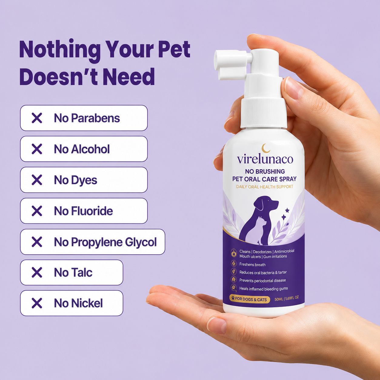 🔥Teeth Cleaning Spray with Oral Probiotics for Dogs & Cats