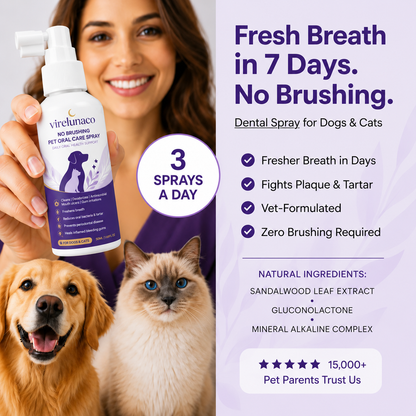 🔥Teeth Cleaning Spray with Oral Probiotics for Dogs & Cats