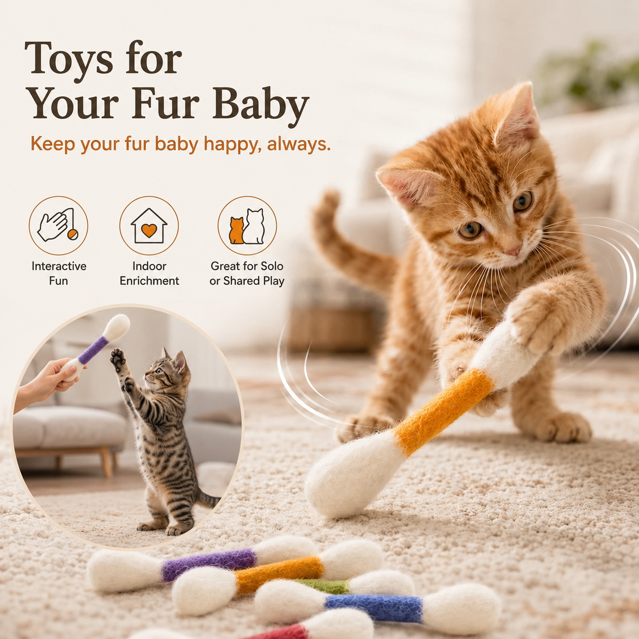 💥100K+ SOLD💕The toy every cat parent would choose for their fur baby.
