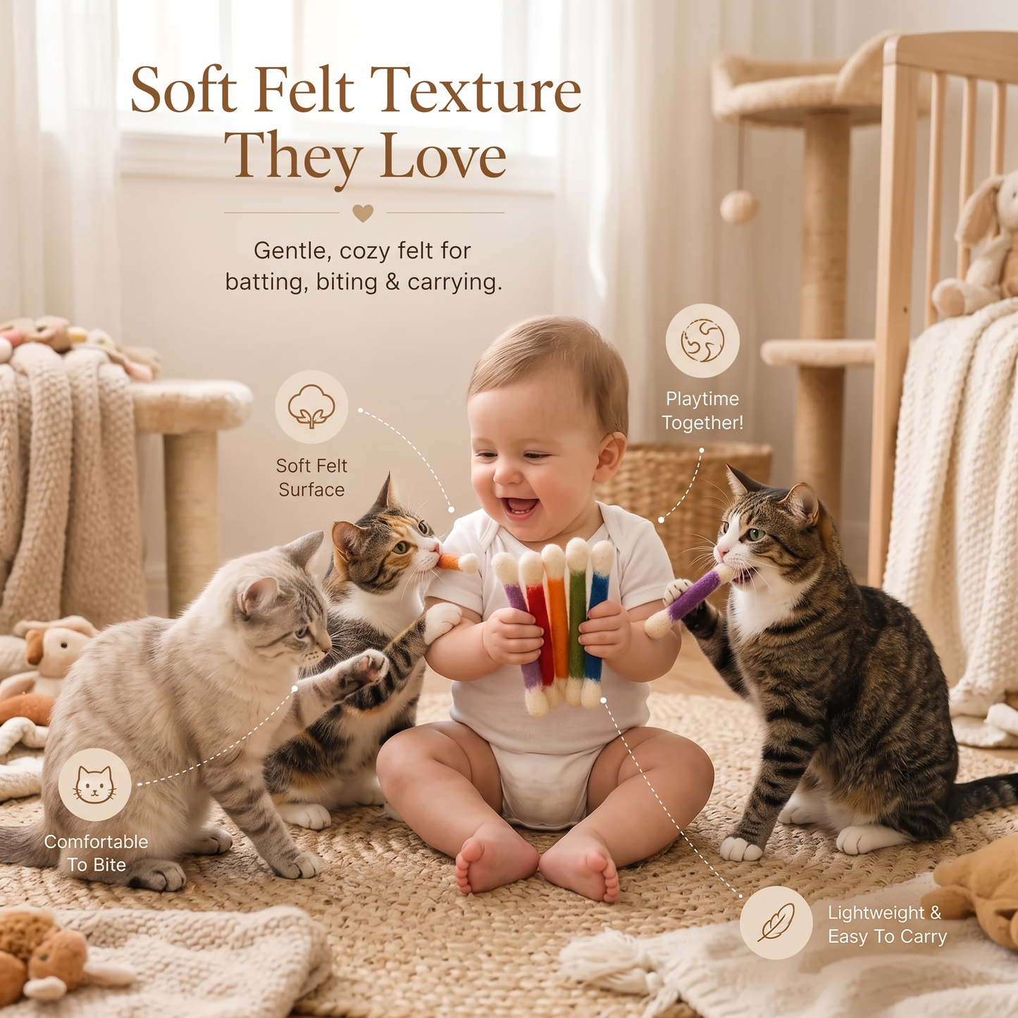 💥100K+ SOLD💕The toy every cat parent would choose for their fur baby.