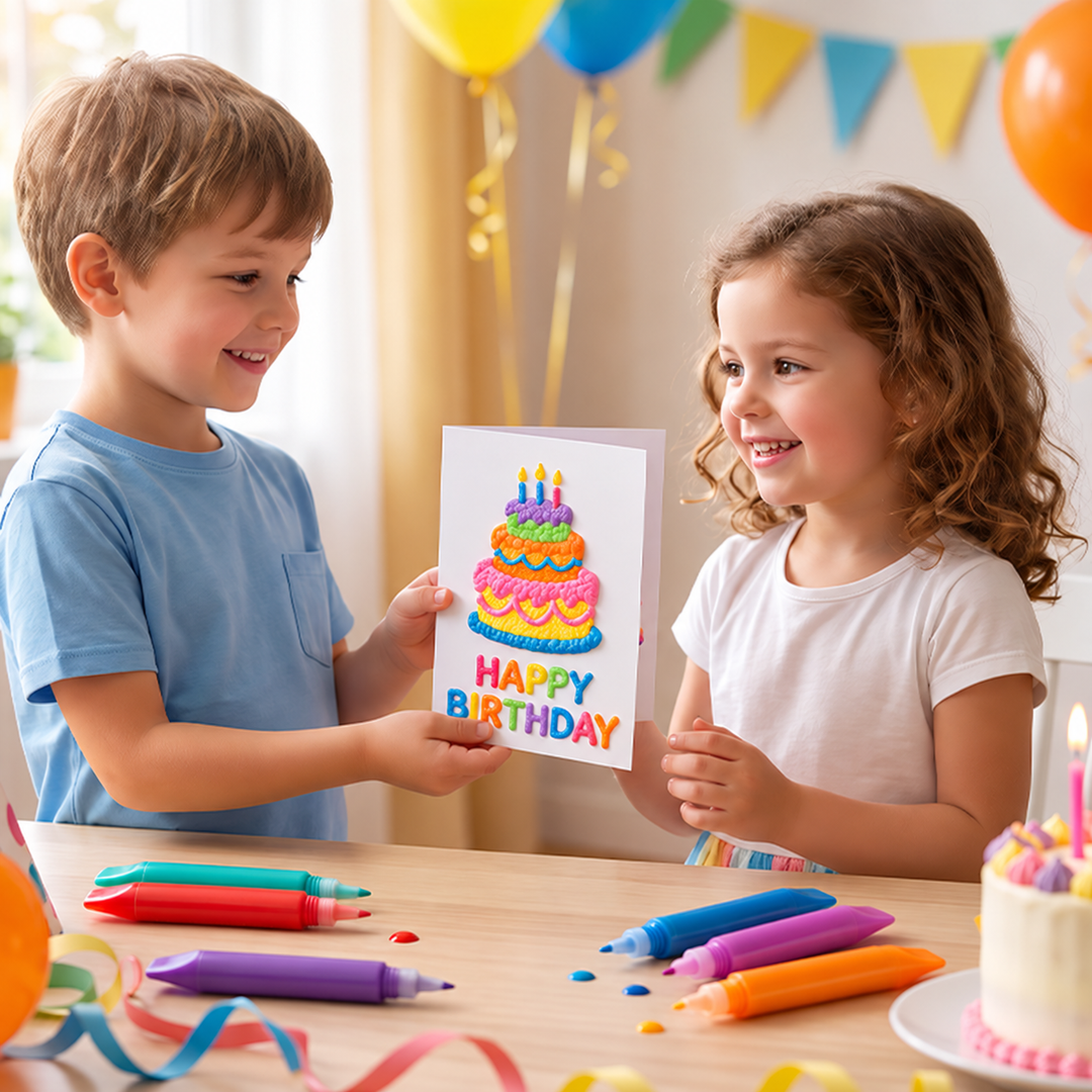 Handmade birthday greeting card